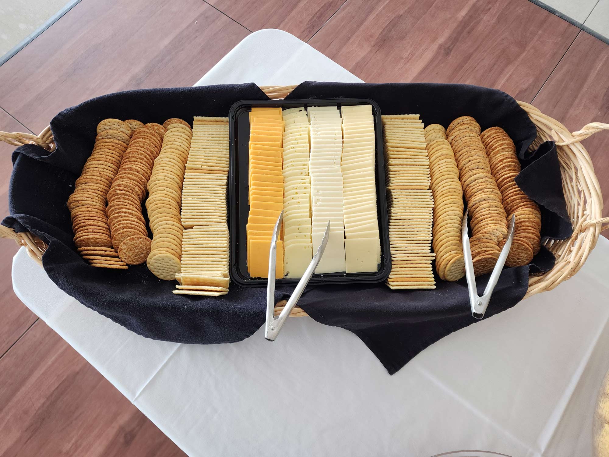 cheese and crackers